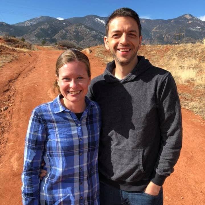Mat and Kelsey, the husband-and-wife team behind Nature Church Media